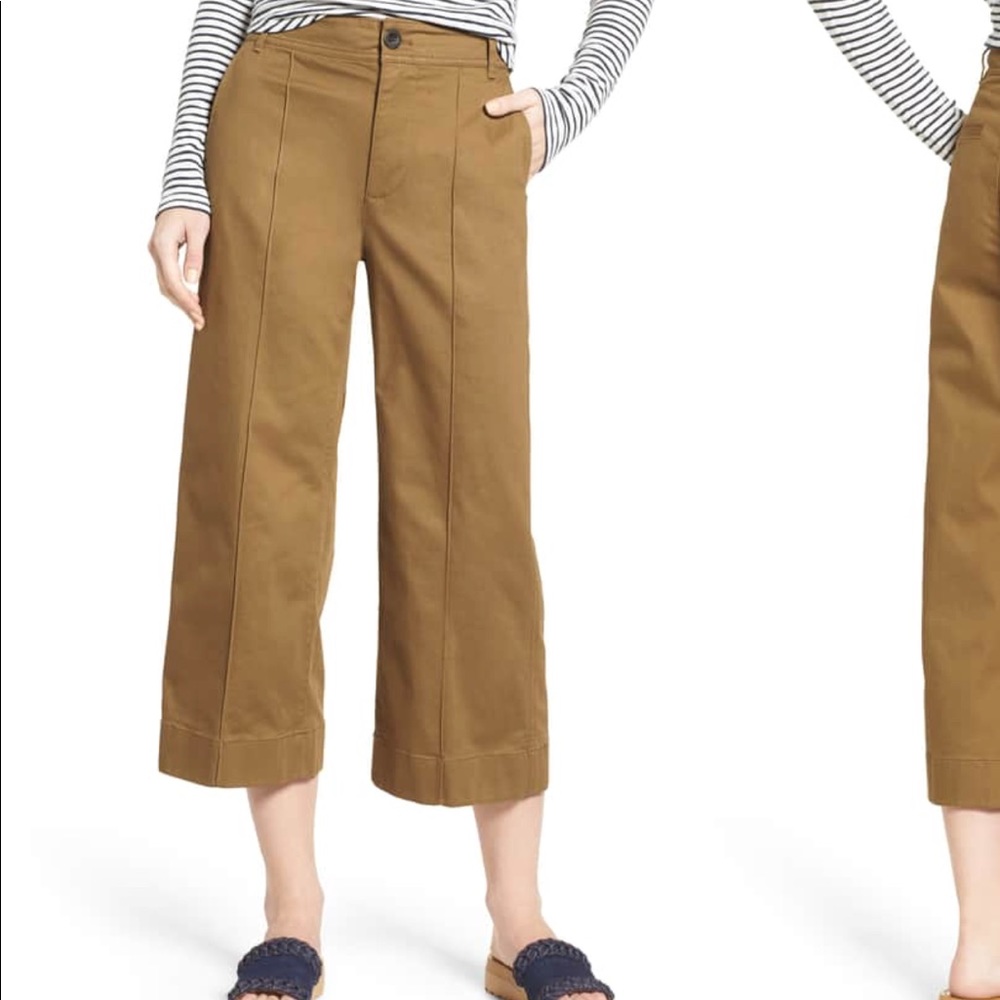 Madewell Crop Wide Leg Pants